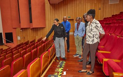 MINISTER BENJAMIN CONDUCTS SITE VISIT TO SAPA AND MEETS WITH STAFF IN CONTINUED SUPPORT OF OUR NATIONAL PERFORMANCE SPACES