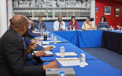MINISTER BENJAMIN HOSTS INAUGURAL MEETING WITH HEADS OF STATUTORY ENTITIES